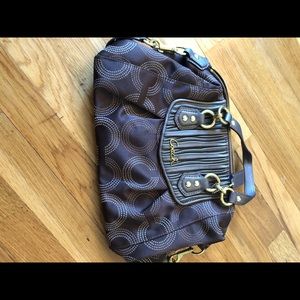 Coach brown handbag